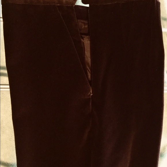 Holiday Brooks Bros luxe velour velvet pants 6 - Picture 7 of 8